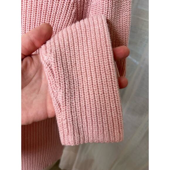 GAP V-Neck Knit Sweater Rose Quartz Size Small - Picture 13 of 15